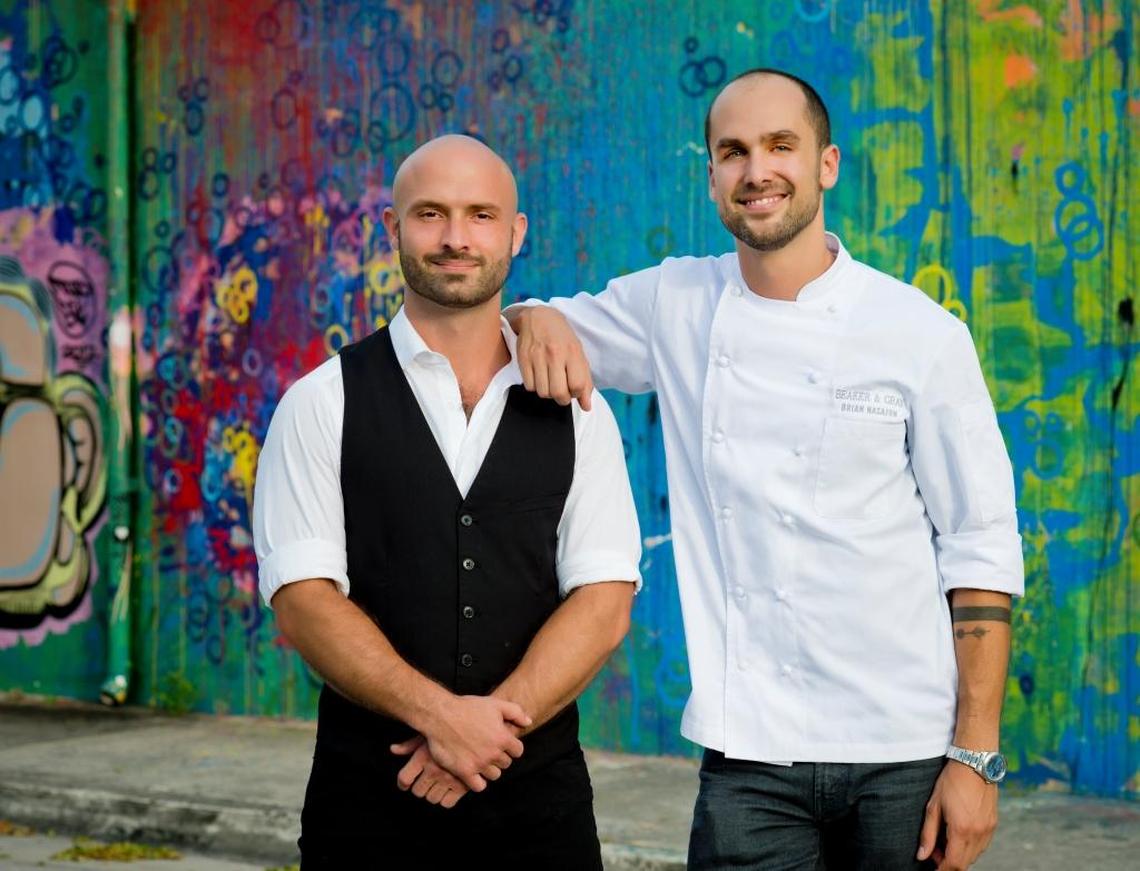 Mixologist Ben Potts and chef Brian Nasajon opened Beaker & Gray in 2015.