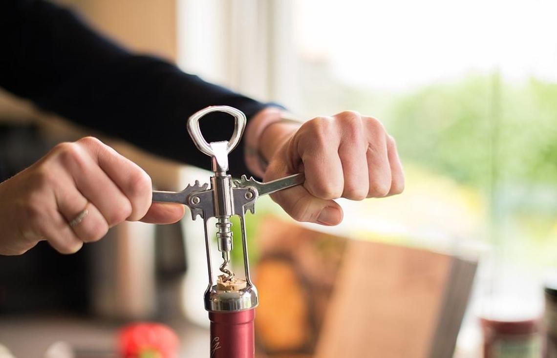A corkscrew is your friend. Keep one handy at all times.
