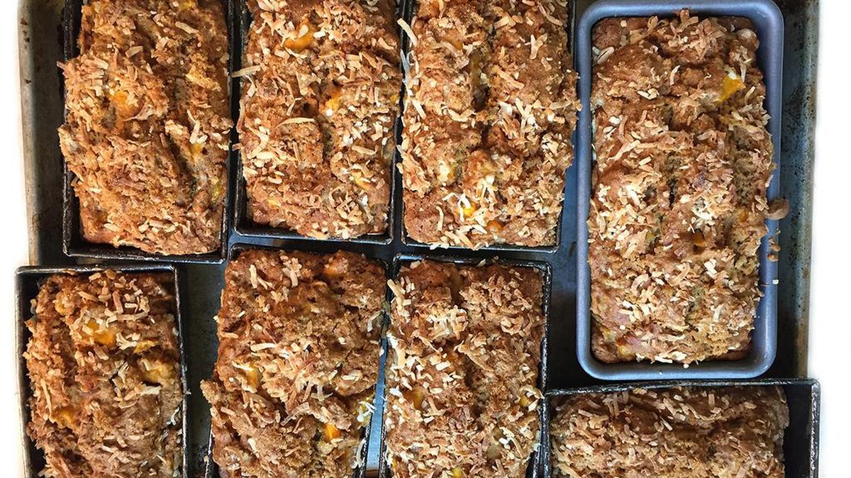 Plenty of mangos — and mango bread — to go around right now.