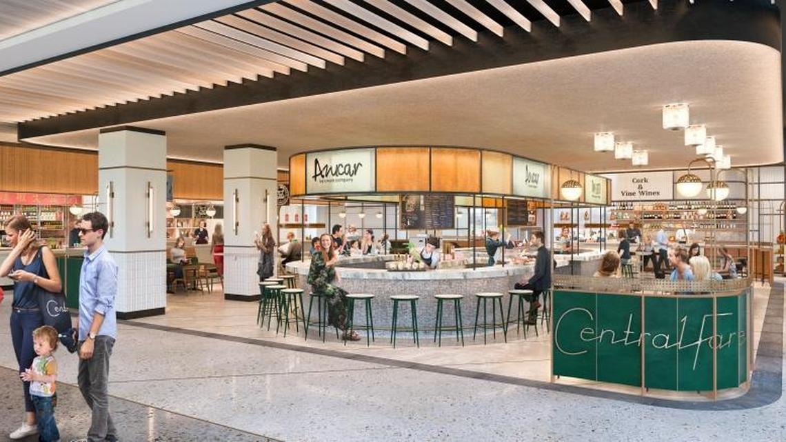 Central Fare will host six resturants and 20 food kiosks.