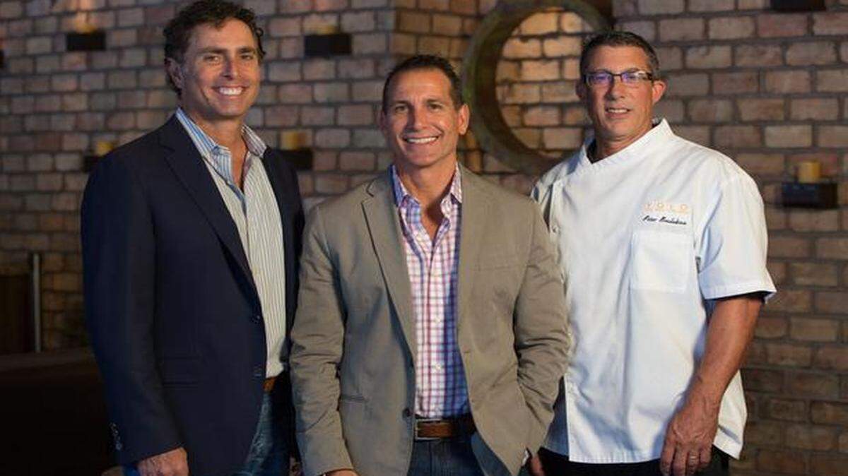 
Alan Hooper, Tim Petrillo and Peter Boulukos: The Restaurant People.
