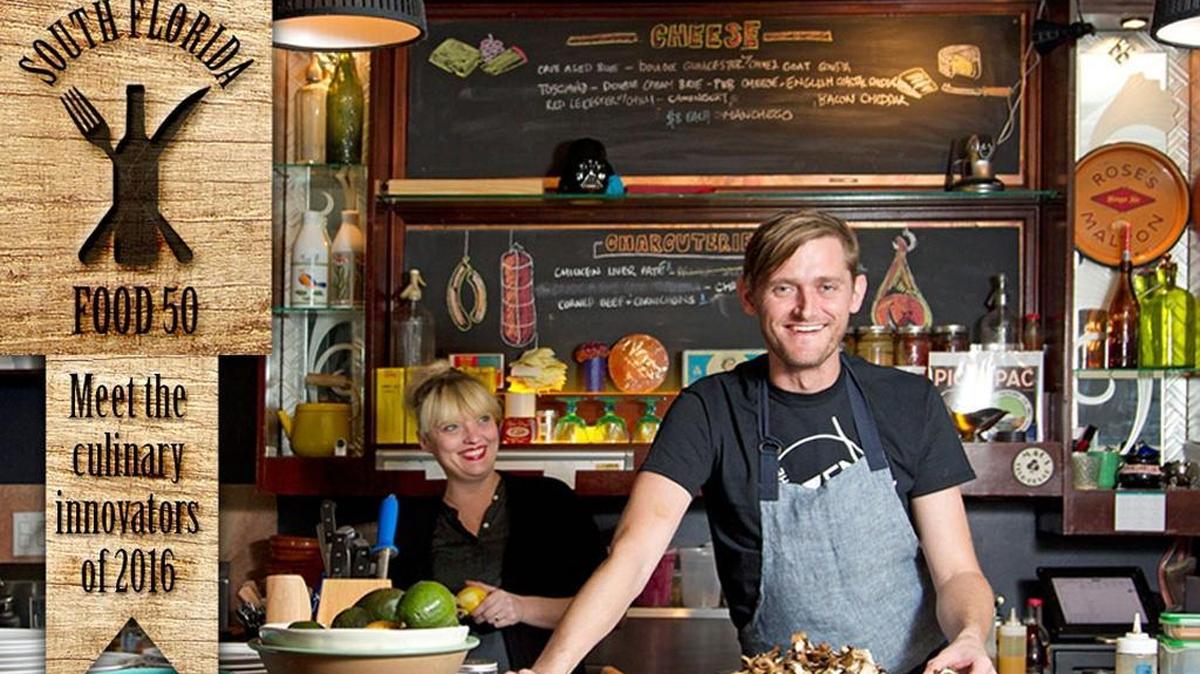Katie Sullivan and Andrew Gilbert, owners of The Seven Dials in Coral Gables, are among the 2016 Miami Herald Food 50 honorees.