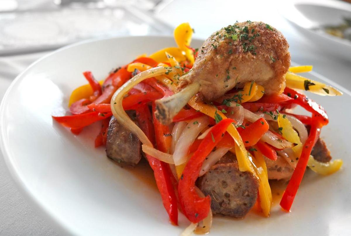 Pollo scarpariello: A Miami Spice menu option at Touché in Miami.