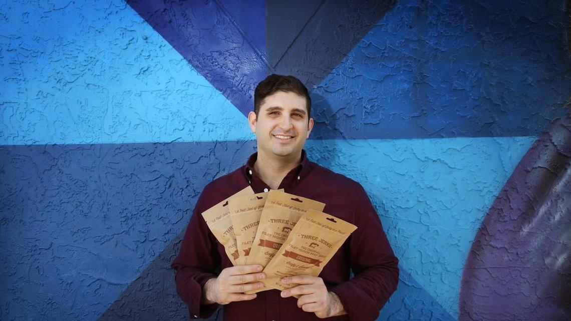 Jordan Barrocas, co-founder of Three Jerks Jerky with friend Daniel Fogelson, appeared on ABC’s ‘Shark Tank’ in fall 2015 and earned a $100,000 investment from Daymond John. Now the two friends manage Three Jerks Jerky with Ray Rastelli III. Three Jerks Jerky makes and sells an all-natural beef jerky made with filet mignon.