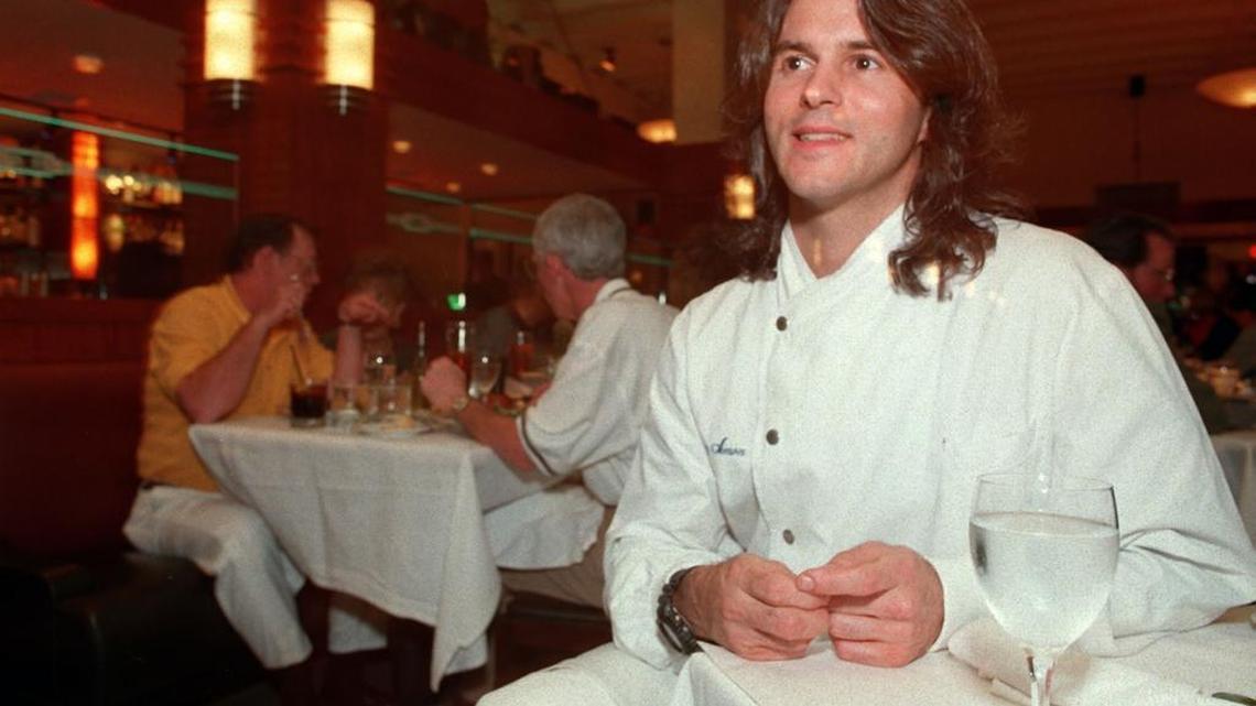 
January 1995: Chef Kerry Simon at Max’s South Beach.
