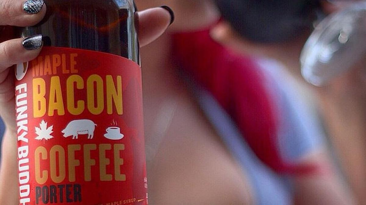 Maple Bacon Coffee Porter from Funky Buddha Brewery in Oakland Park.