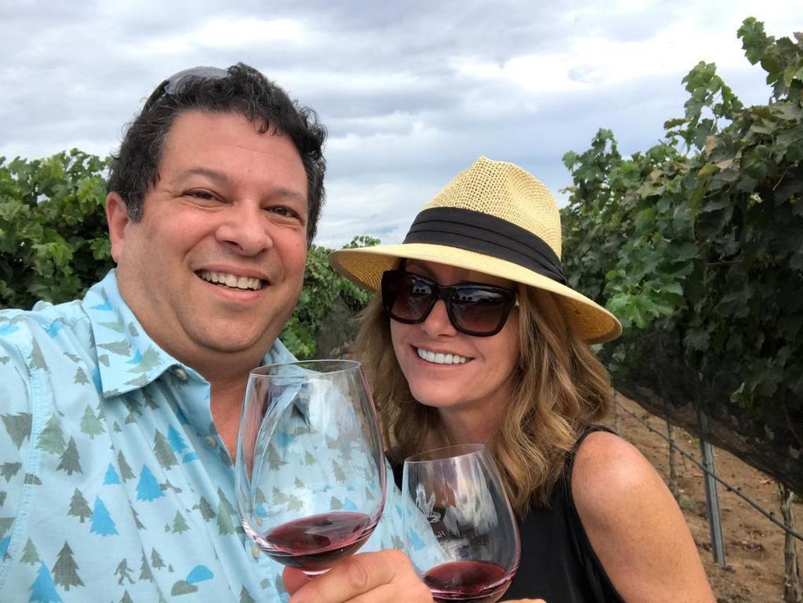 Jeffrey Maltzman, with wife Annamarie, owns two wineries in California and one in Colorado and tries to use green technology whenever possible.