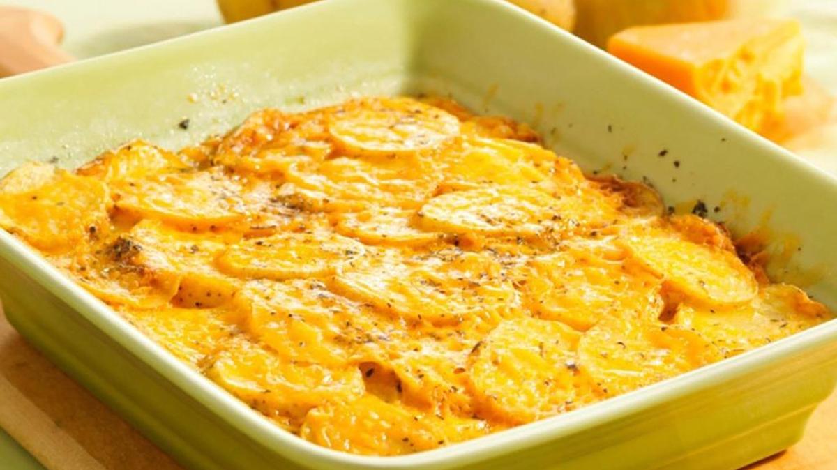 Scalloped potatoes.