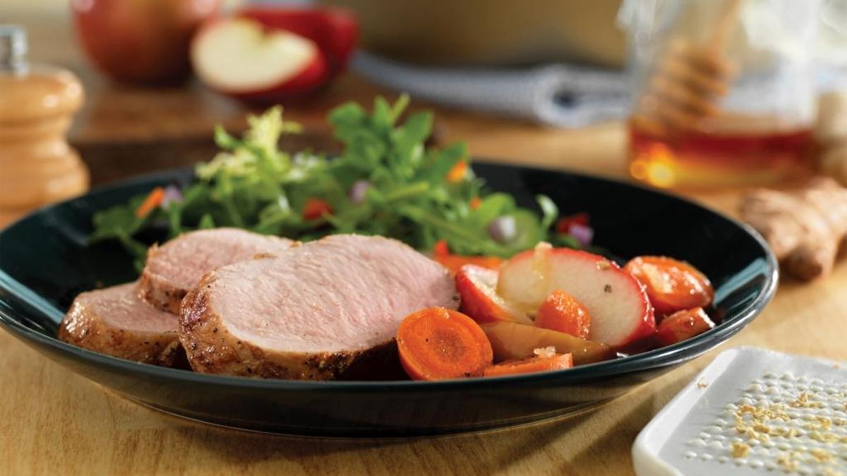 Ginger pork tenderloin.