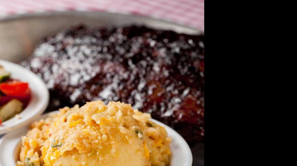 
Corn pudding: The recipe for a favorite 12 Bones Smokehouse side dish is in the restaurant’s new cookbook.
