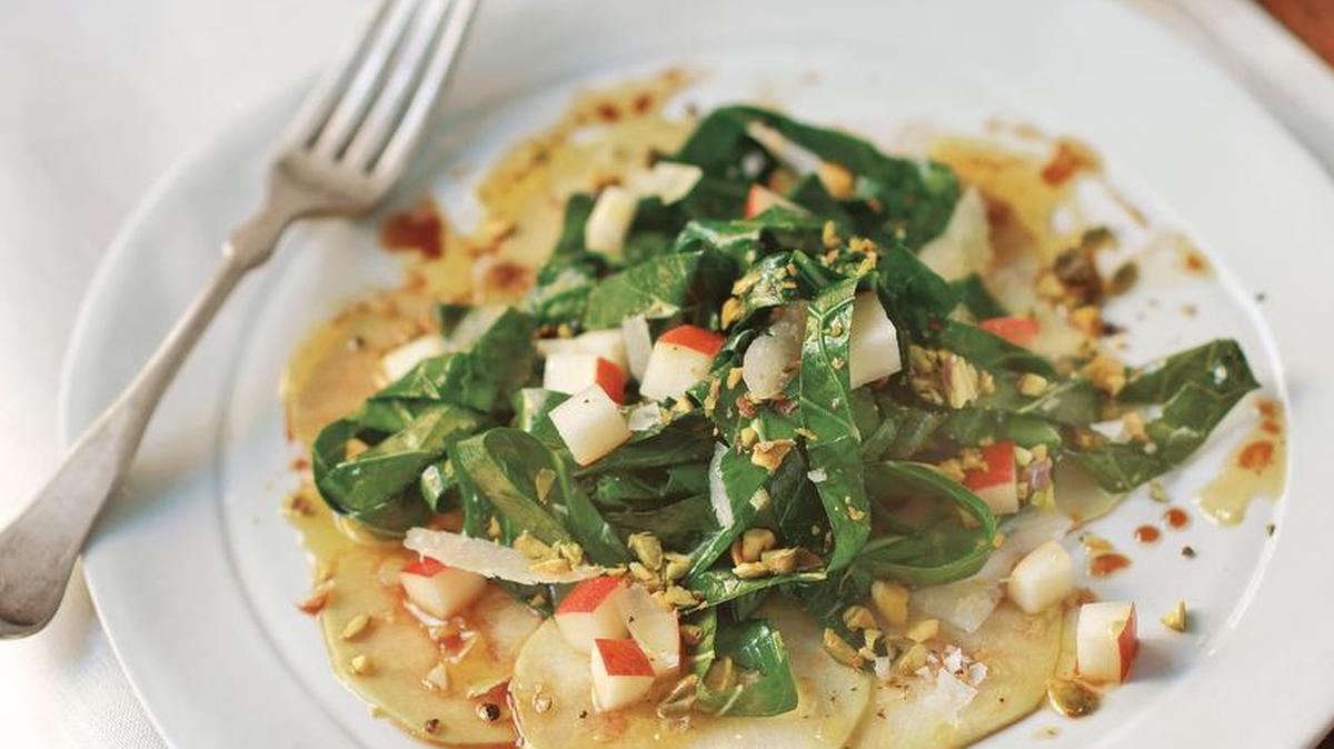 Kohlrabi Carpaccio.