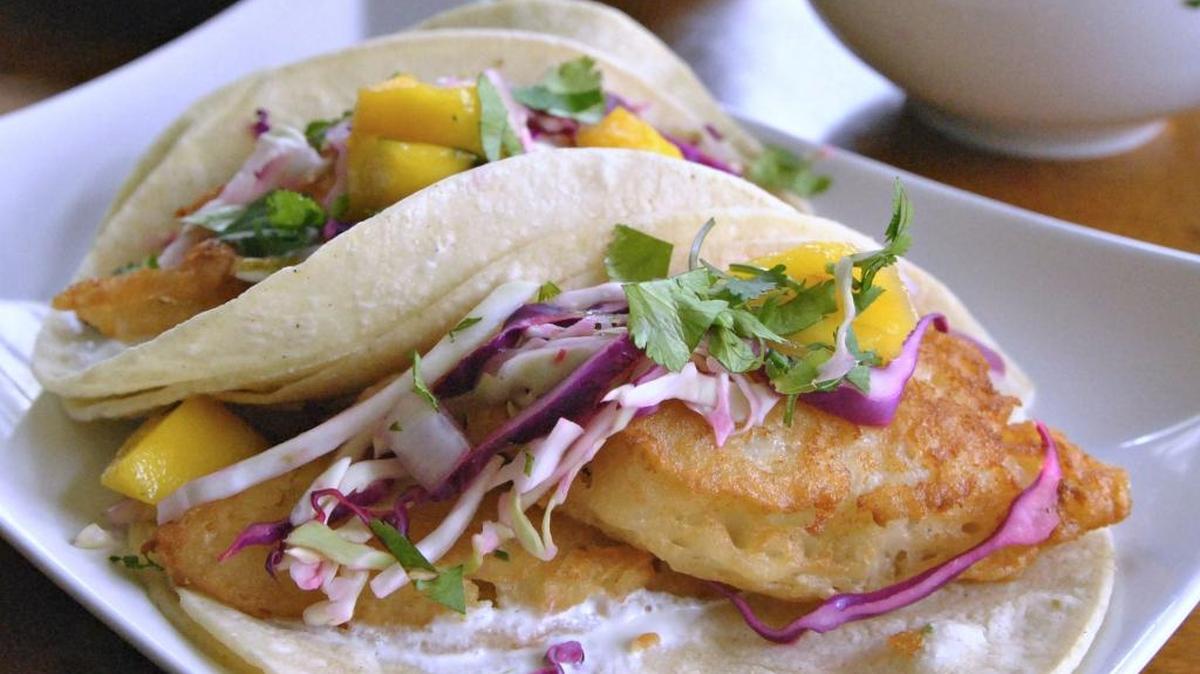 Baja-Style Fish Tacos.