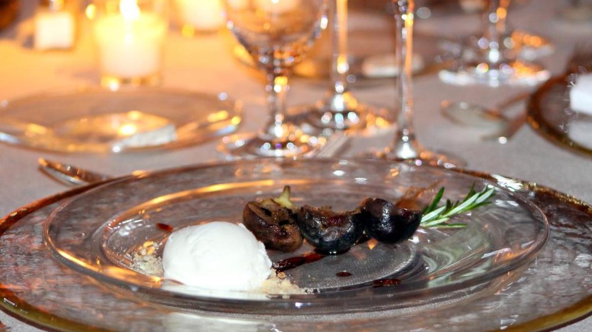 LeBasque's recipe for ice cream and roasted figs.