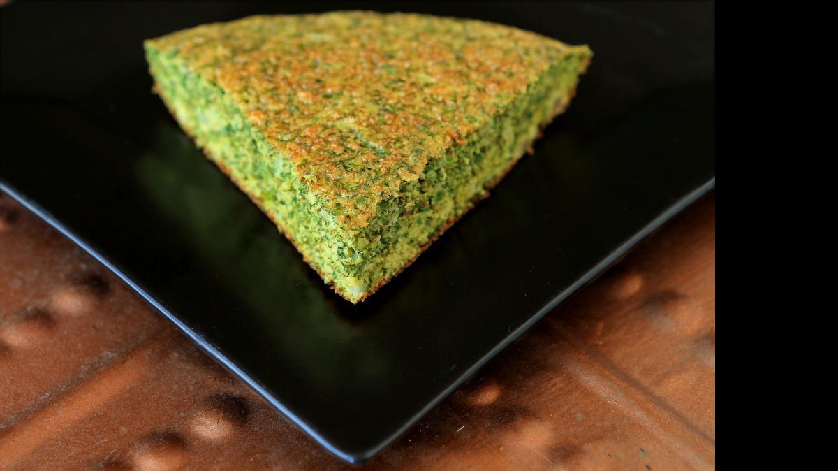 
Go kuku: It’s a less-eggy version of a frittata, with a high herb-to-egg ratio.
