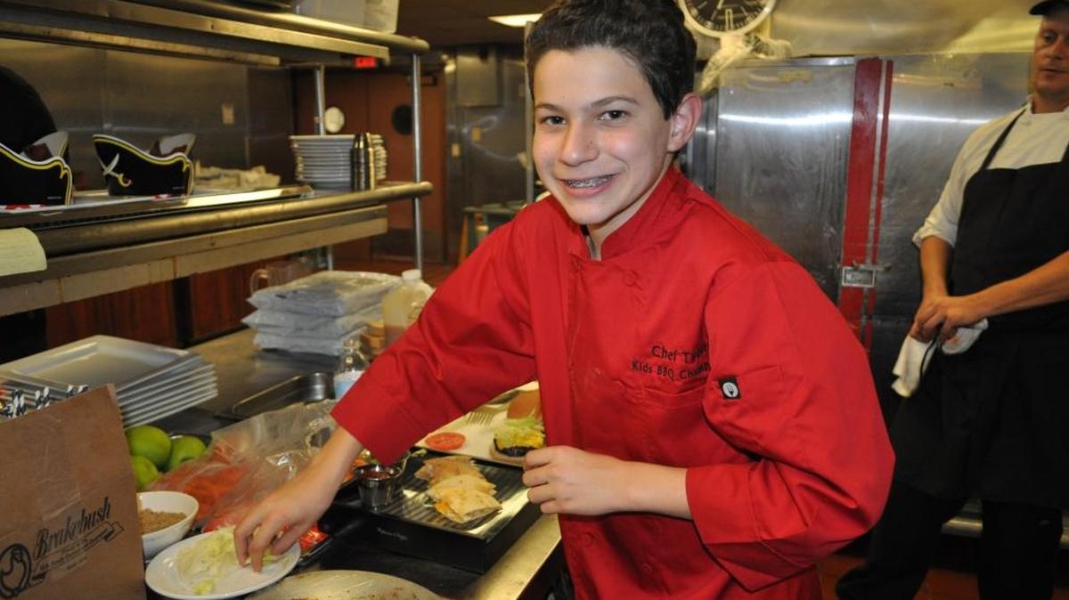 At age 13, Chef Tyler Zager has won the Food Network’s 2016 Kids BBQ Championship, launched his own kid’s menu at Kitchen 305 in the Newport Beachside Hotel & Resort and become a Bake Sale Hero for the No Kid Hungry foundation.