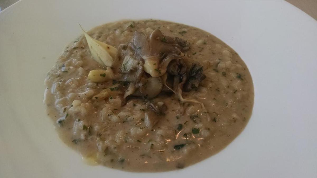 Mushroom risotto: A winning dish on Juvia’s Miami Spice menu.