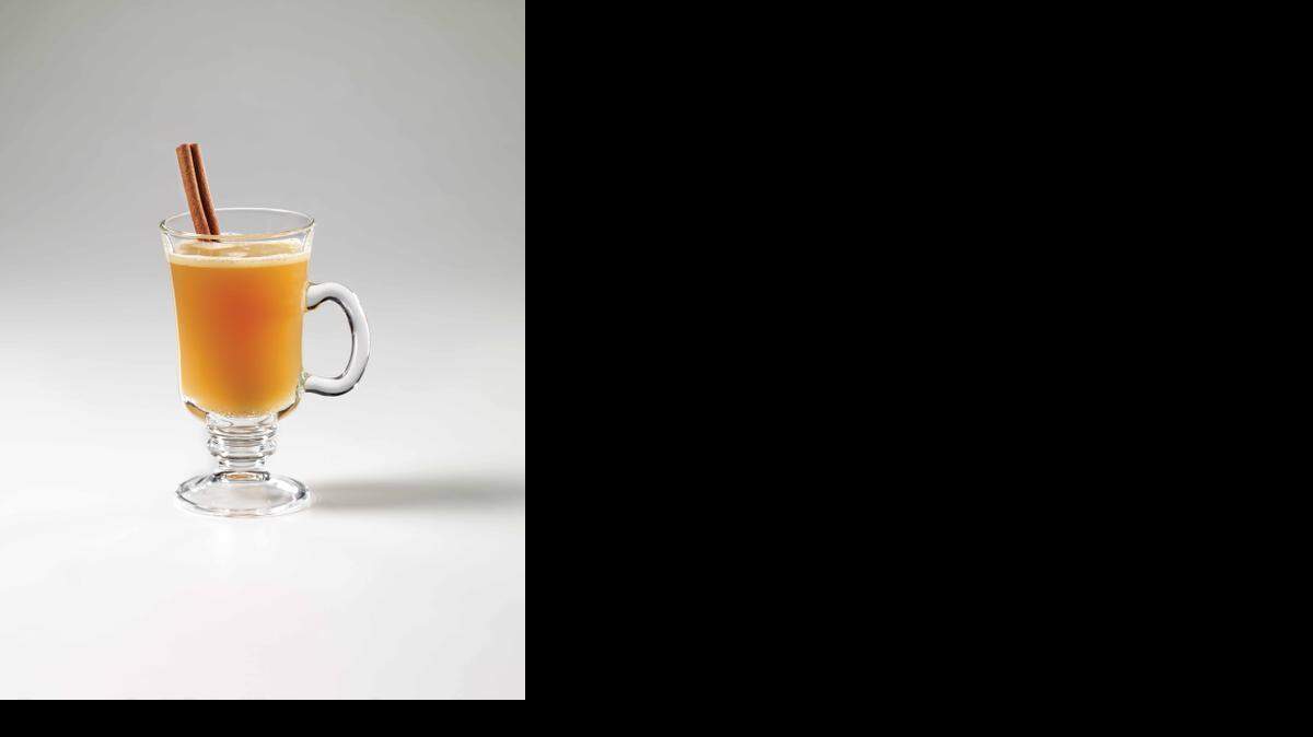 
Hot buttered rum toddy: It will warm you up, and possibly fill you up, too. 
