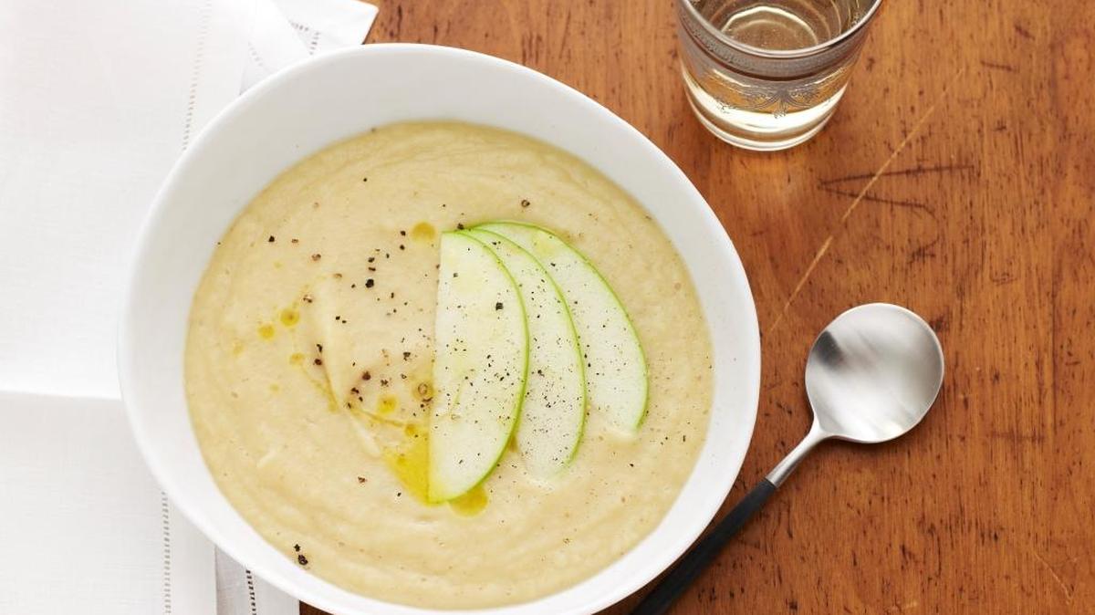 
Apple and parsnip soup: Cookbook author Jamie Geller prepared this recipe and others in collaboration with Winn-Dixie for this year’s Jewish High Holy Days. 
