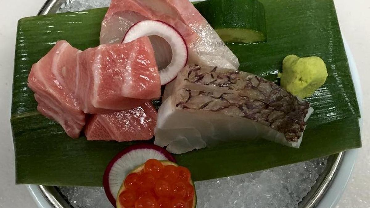 Sashimi on ice at Yakko-San in North Miami Beach.