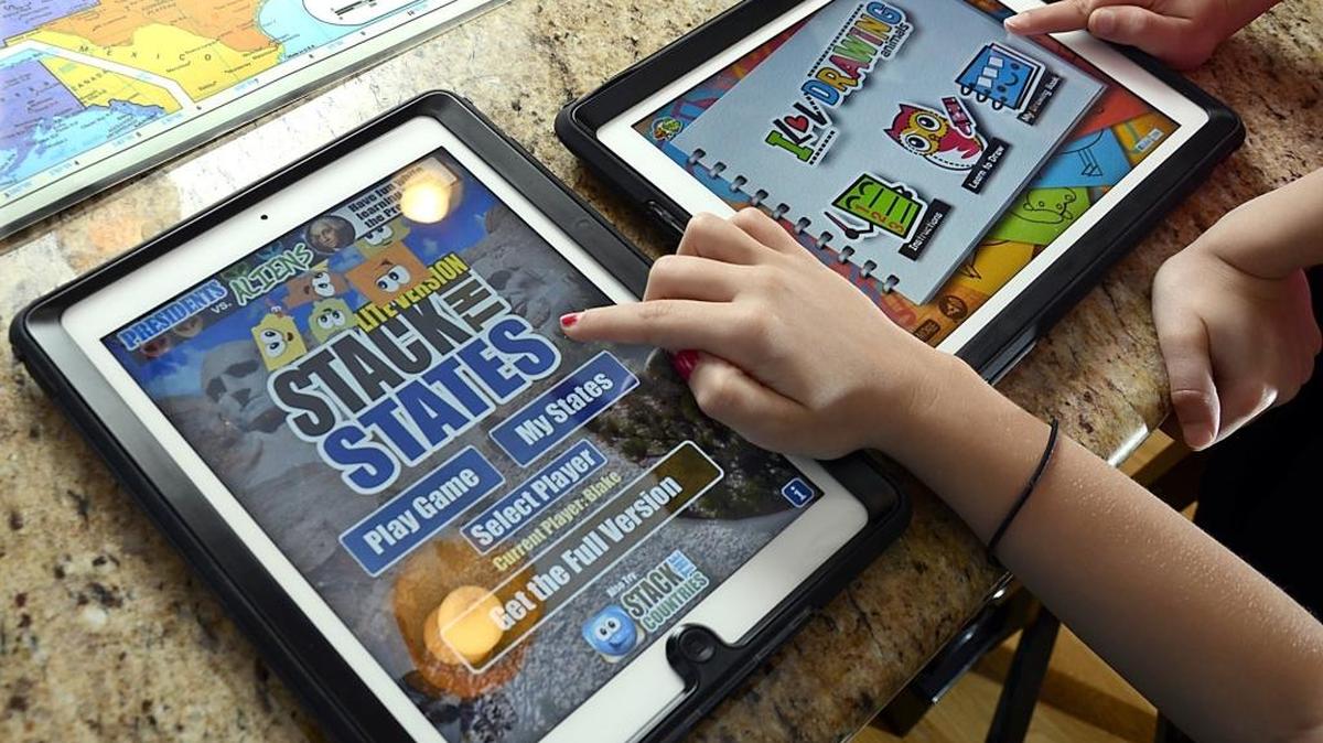It is best to stay away from tablets and other toys with screens. Children, especially under the age of 2, need to physically interact with their environments.
