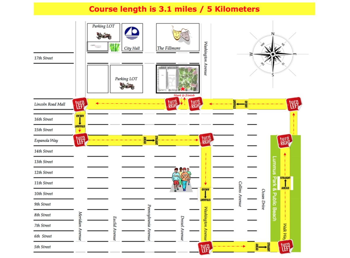 AIDS Walk Miami steps out Sunday morning in South Beach.