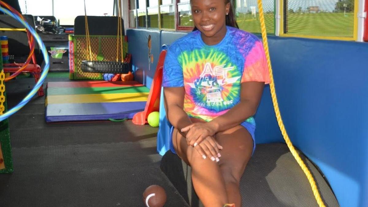 Crystal Williams owns a repurposed schoolbus that travels the tri-county area and focuses on day-care, elementary school and corporate events.