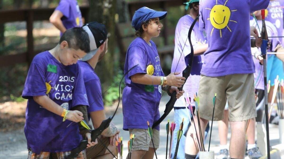 Children at Camp Boggy Creek in Eustis, Fla. The Chiera Family Foundation sends 20 children annually to the camp, which is for children with serious illnesses.