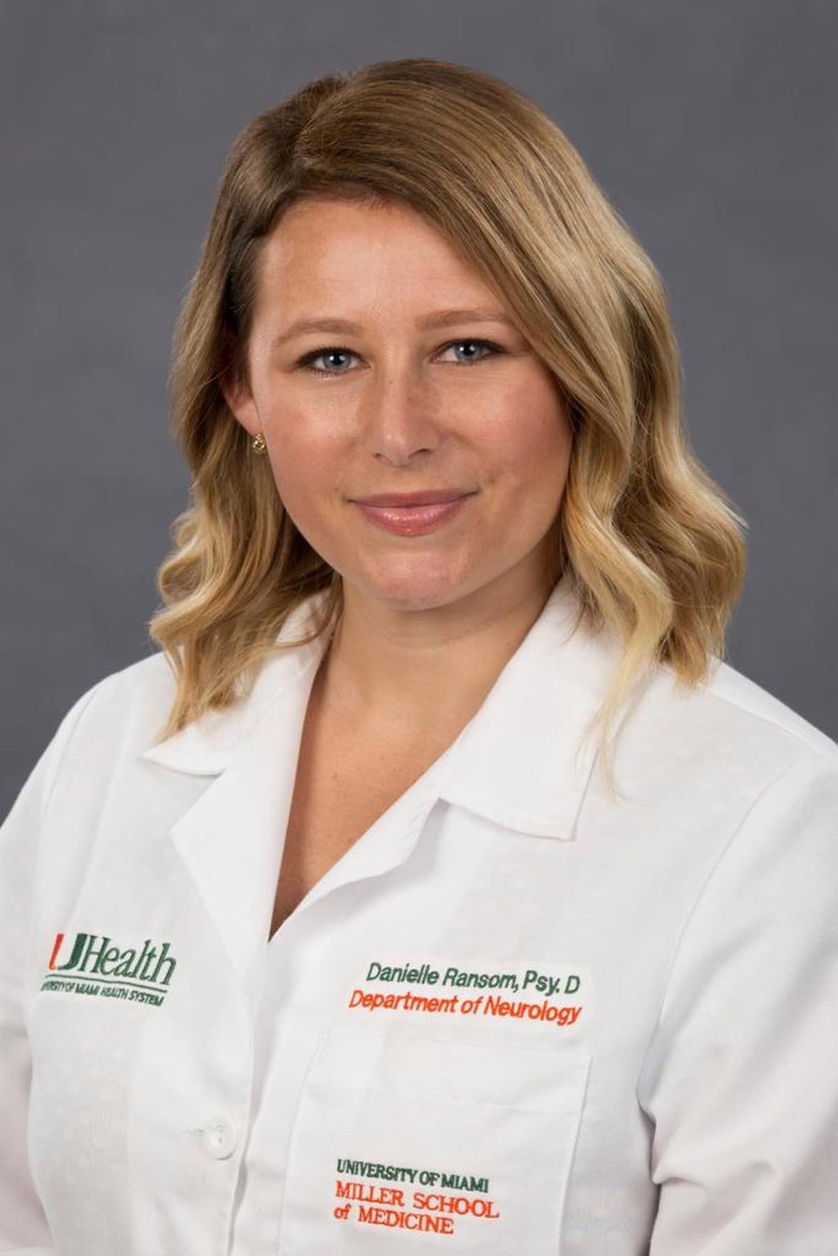 Dr. Danielle Ransom is the pediatric neuropsychologist with the Sports Concussion Program and the co-director of the Pediatric Concussion Program at the University of Miami Sports Medicine Institute.