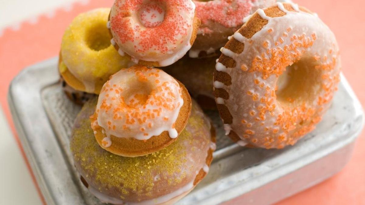 Nutritionists warn of the high saturated fat content - and possible high trans fat levels, in doughnuts.