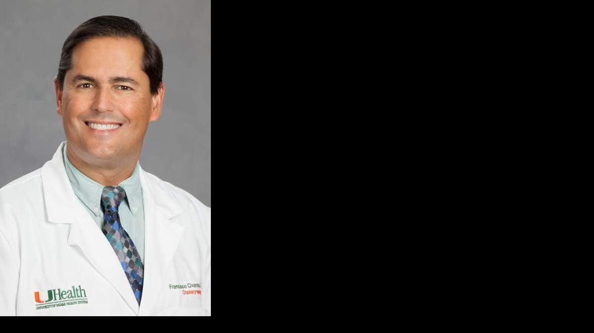 
Dr. Francisco “Frank” Civantos, professor of otolaryngology-head and neck durgery at the University of Miami Miller School of Medicine, says robotic surgery, a minimally invasive procedure, is an encouraging newer treatment for oral cancer.
