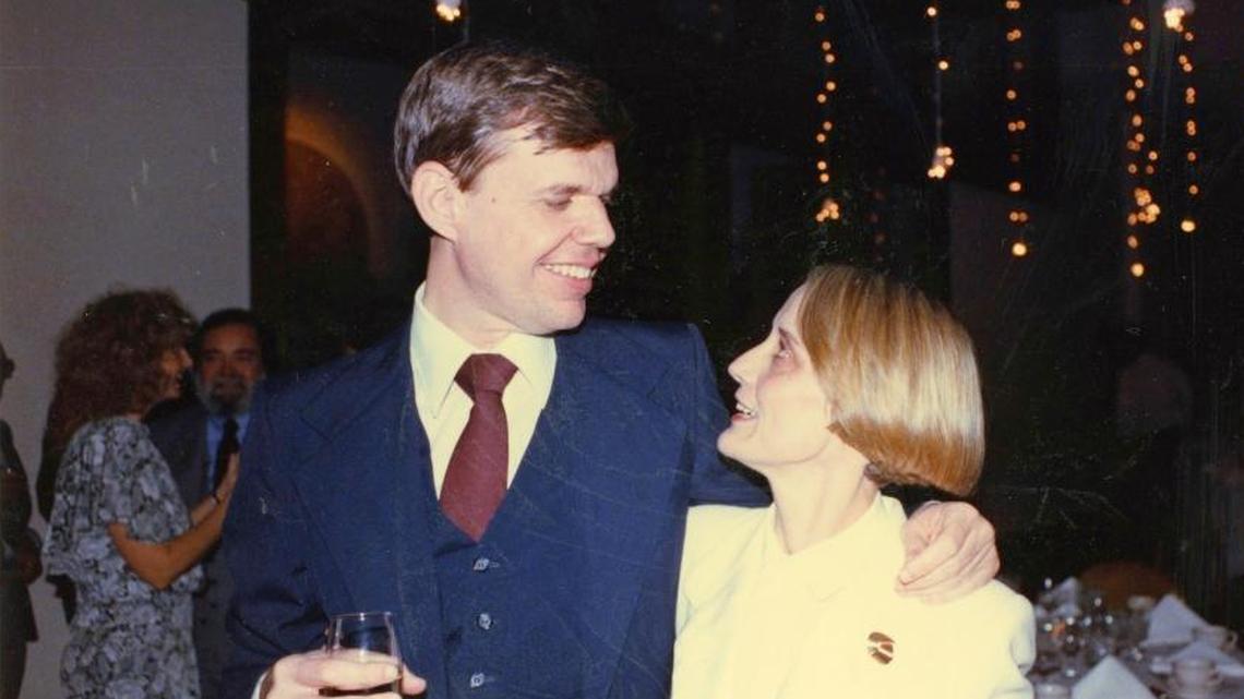 Armando I. Perez and Dr. Grace S. Wolff at their 1985 wedding reception in Coral Gables. Perez, a retired civil engineer who lives in Coral Gables, has published a book, ‘Mending Children’s Broken Hearts,’ as a tribute to his late wife.