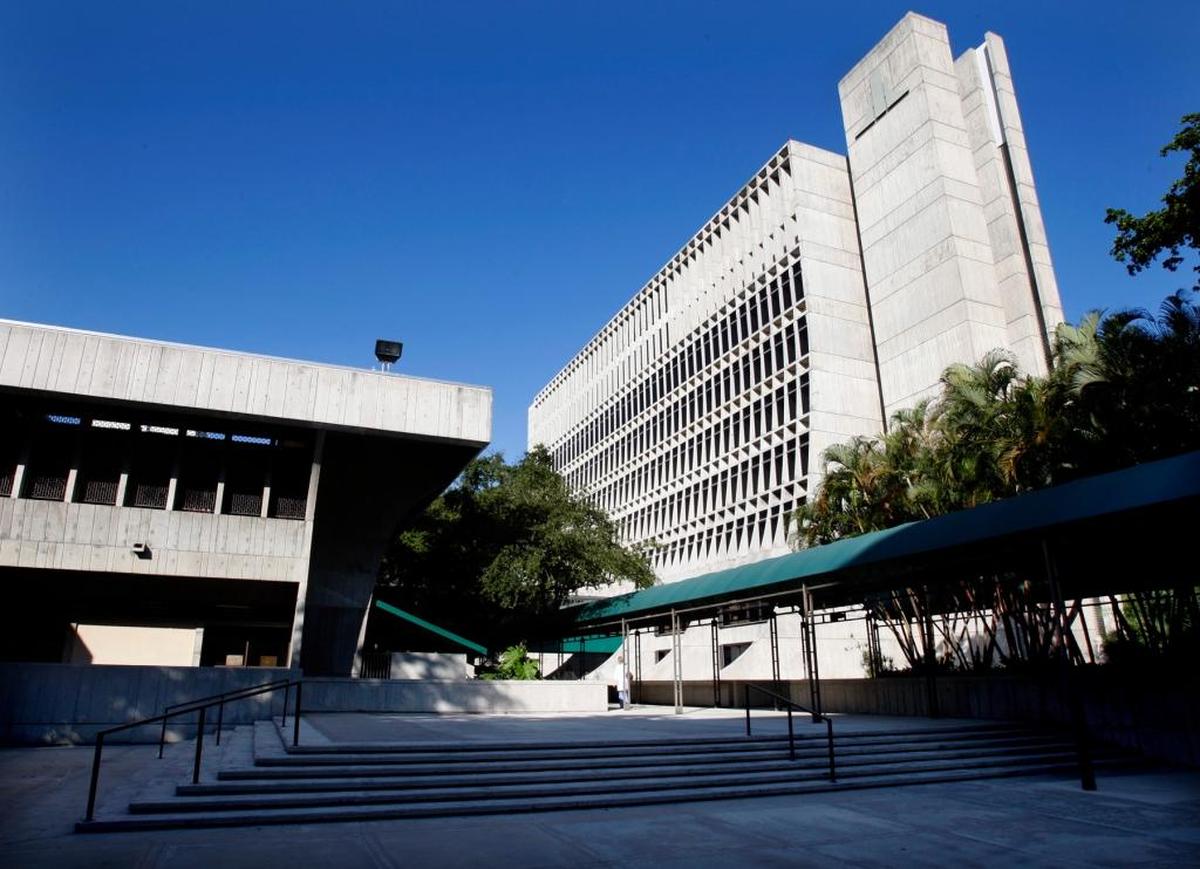 The University of Miami’s Mailman Center for Child Development, designed by architect Hilario Candela, at the Jackson Memorial Hospital campus.