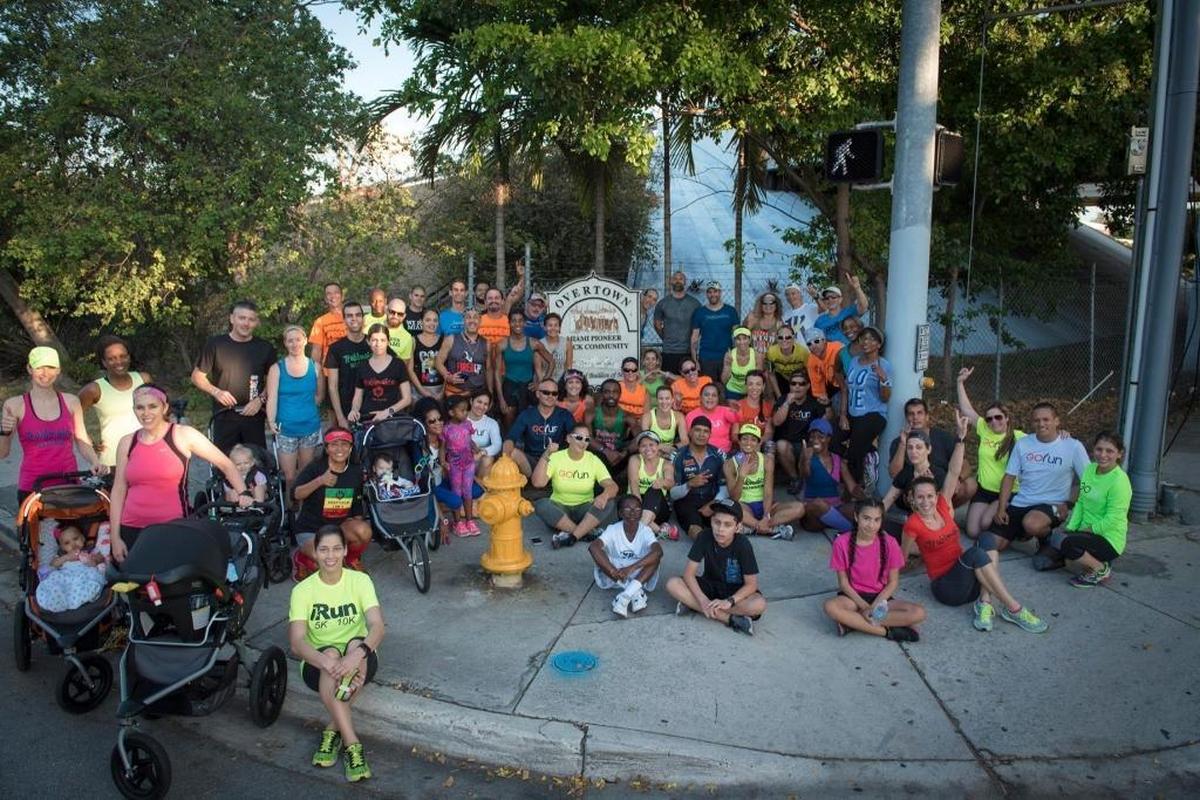 Runners from across South Florida gathered in Overtown last year to run with One Love Run, a monthly run through Overtown begun by Omar Nelson, an assistant scientist at Sylvester Comprehensive Cancer Center at the University of Miami medical school.