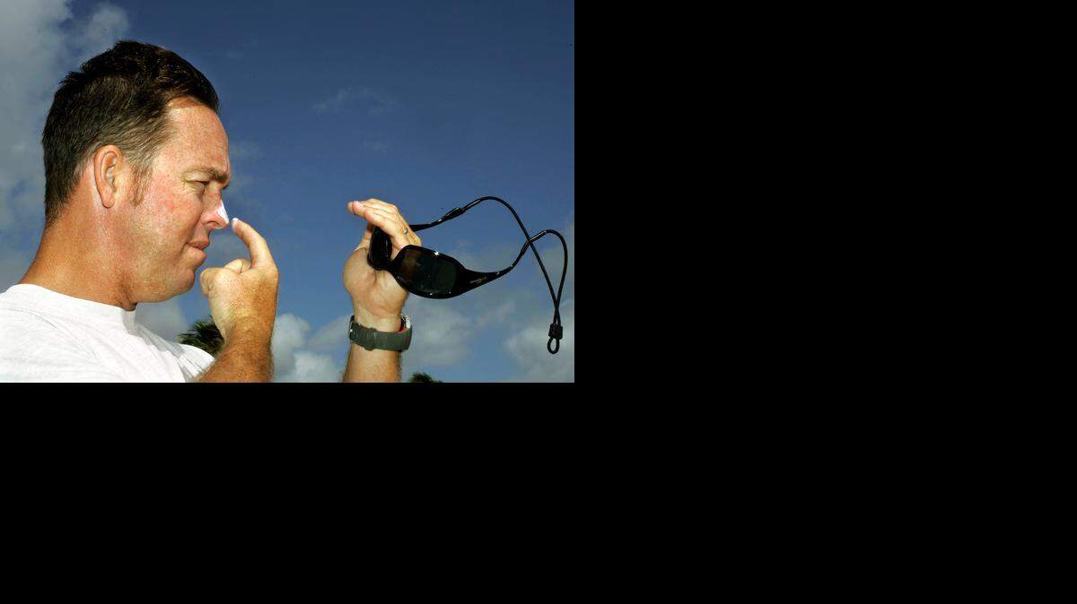 
Staying safe: Research indicates sunscreen is hurting the oceans.

