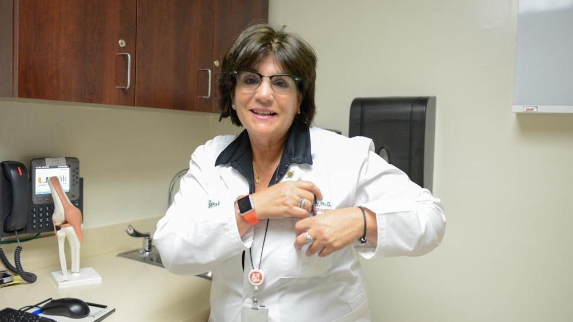Dr. Gillian Hotz, director of the University of Miami's concussion program. She and her team recently received a grant to study whether they can come up with new way to treat a concussion — possibly with a pill derived from the plant that produces marijuana.