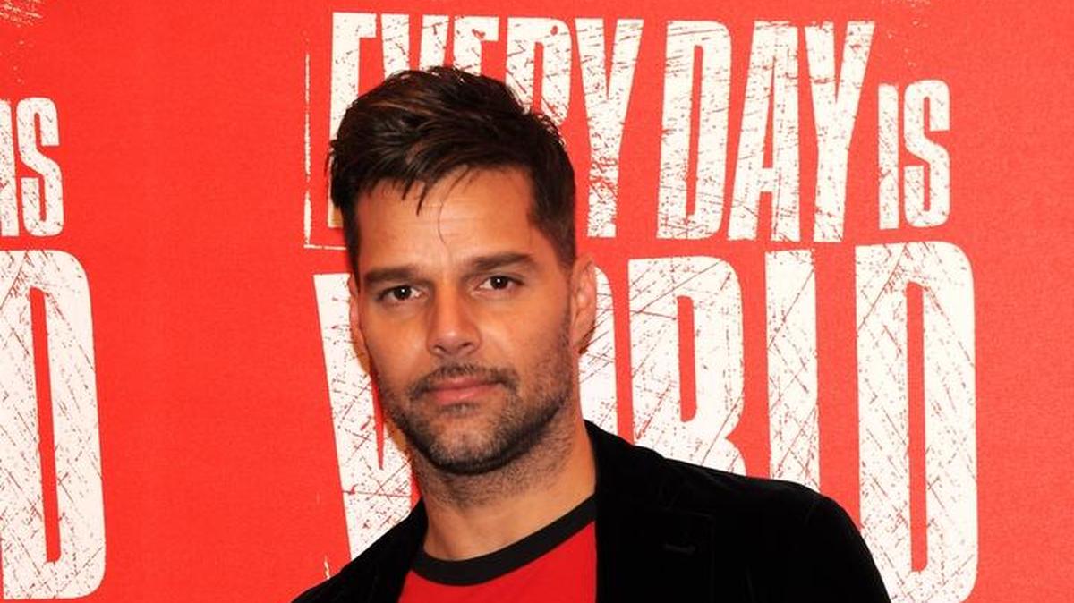 Ricky Martin kicks off 2012 World AIDS Day in New York City. The slogan behind him: “Every Day is World AIDS Day.”