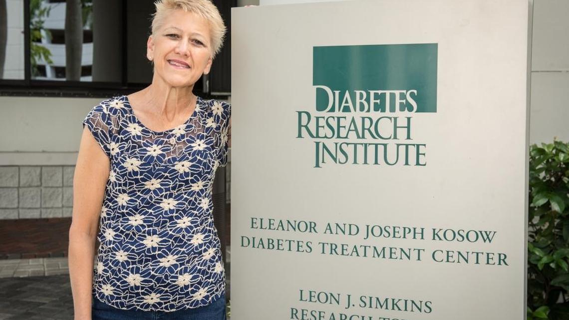 Karla Edge has type 1 diabetes and has been insulin-free for 11 years after being treated at the University of Miami’s Diabetes Research Institute.