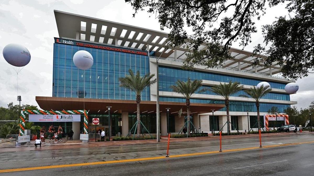 The Lennar Foundation Medical Center held its community grand opening at the University of Miami's Coral Gables campus on Sunday, Jan. 29, 2017.