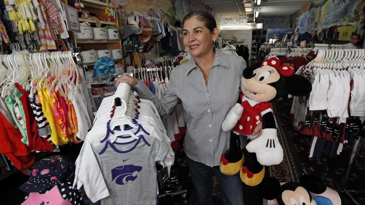 Lourdes Santos is executive director of Neat Stuff, where underprivileged kids can ‘shop’ for school uniforms, regular clothes, shoes — and even one toy.