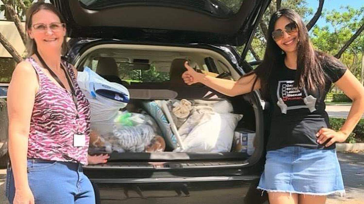 No More Tears founder Somy Ali, a former Bollywood actress, right, started the Broward nonprofit in 2007 to help victims of domestic abuse.