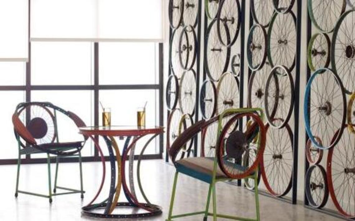 Interior design: the hipness of bicycle decor