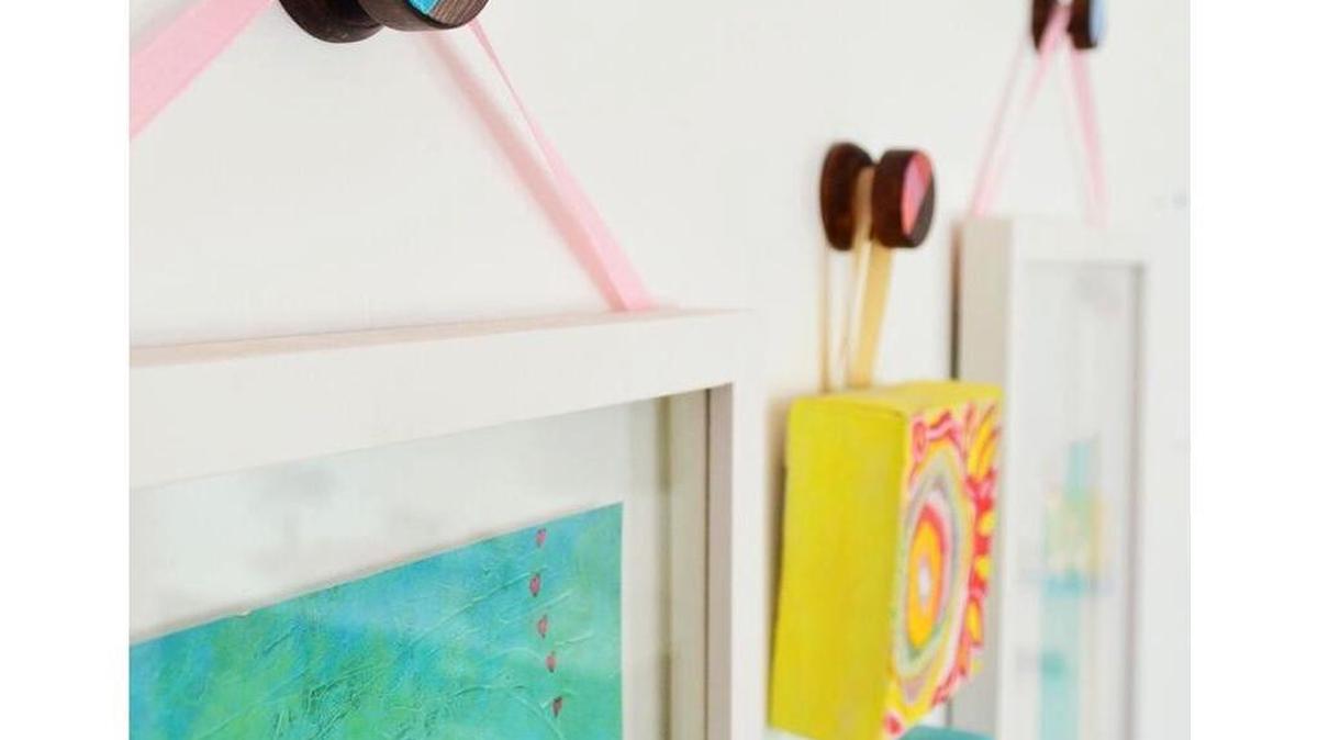 
Hardware can be used as picture hangers, wall hooks or even to hold jewelry. 
