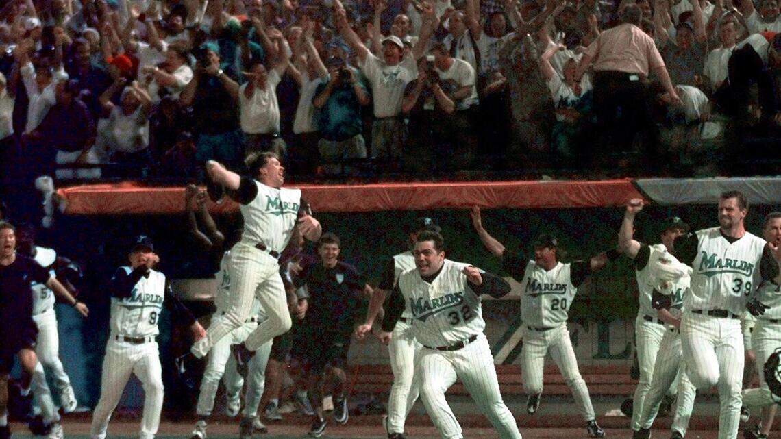 Classic '97: Take a punch for the team; Superstitious fans from Section 449 delivered final blow