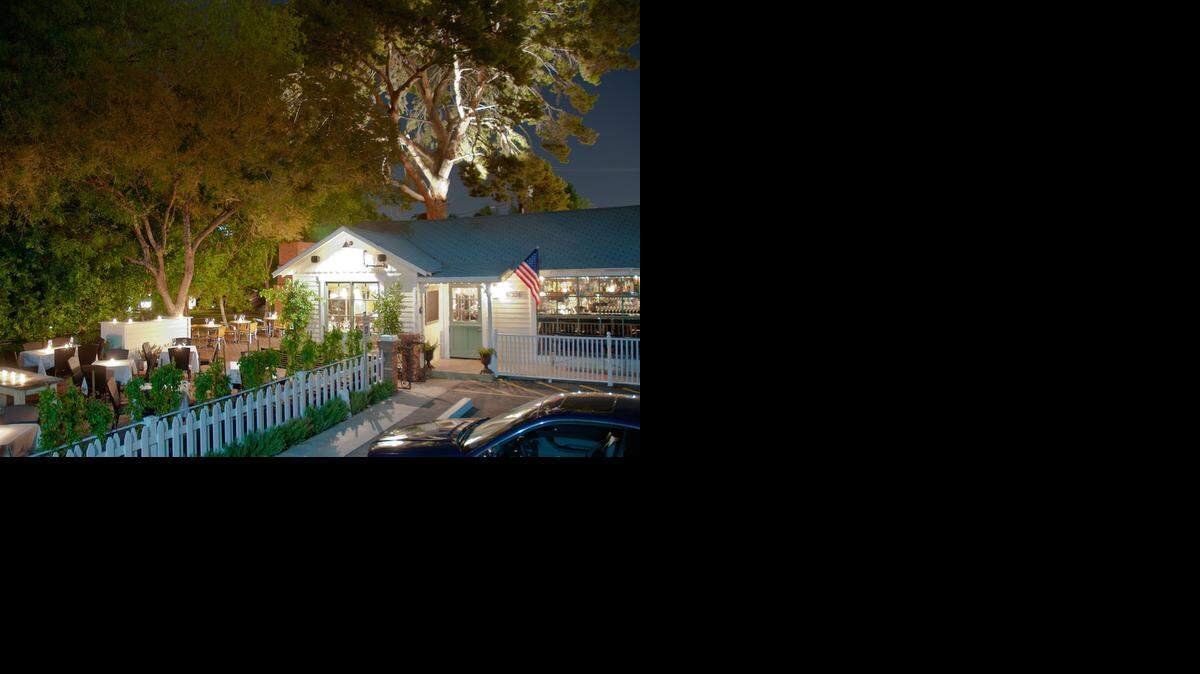 
This white A-frame, the second oldest house in Scottsdale, is now a restaurant.
