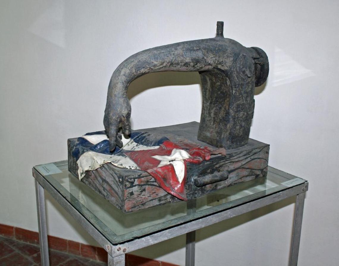 Artwork in the National Museum of Contemporary Ceramics in Old Havana.