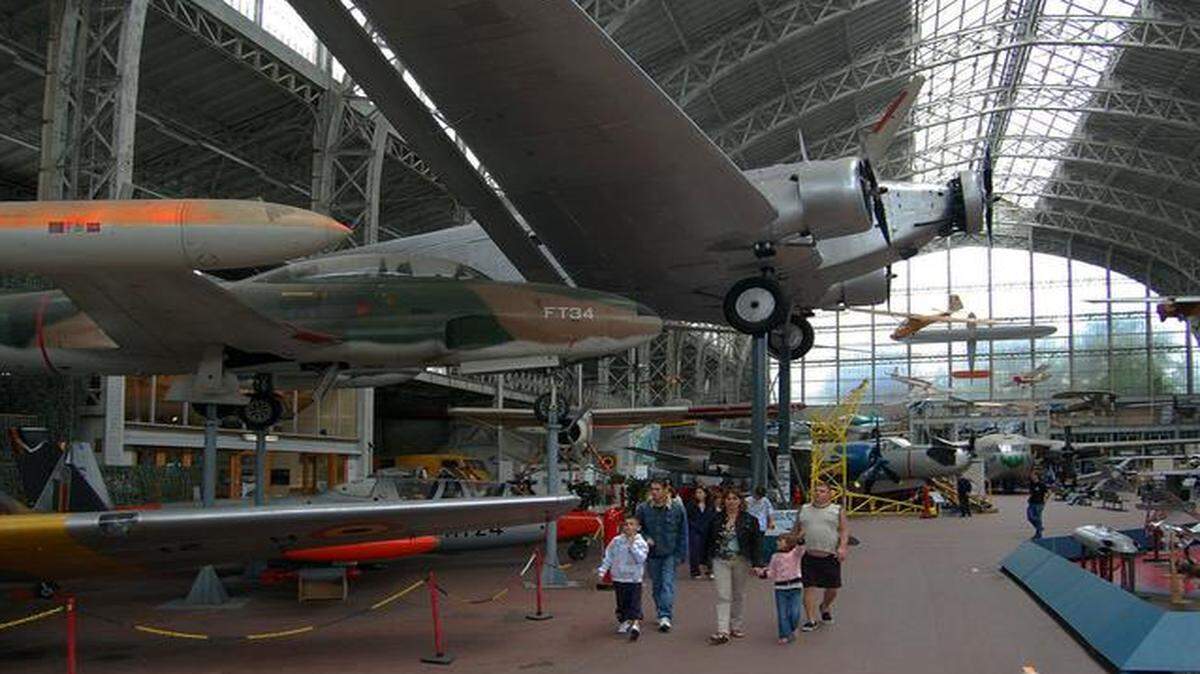 
Belgium’s military museum in Brussels has a vast aviation hall filled with WWI biplanes, WWII aircraft, and even a Soviet MiG fighter. 
