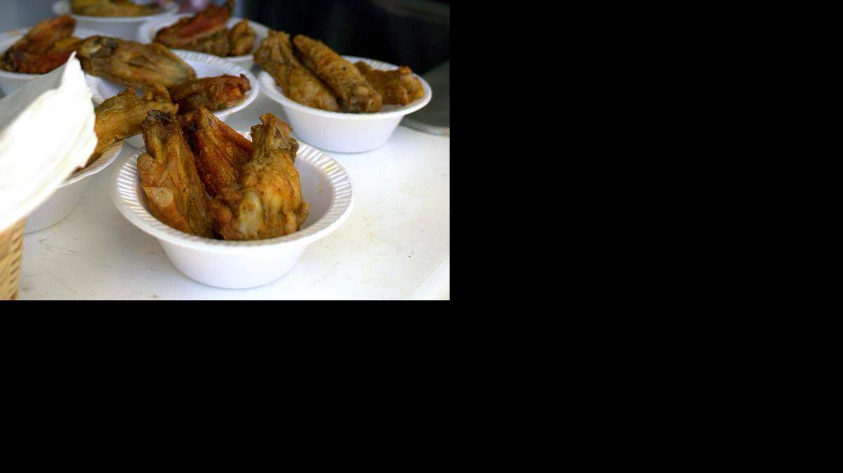 
The annual Buffalo Wing Festival celebrates the spicy, deep-fried chicken wings that were created in Buffalo, New York.

