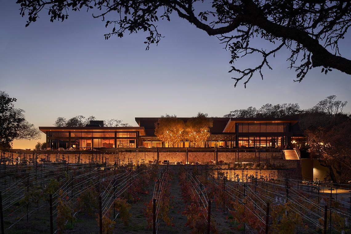 Montage Healdsburg sits on 250 acres of Sonoma wine country, surrounded by vineyards and views of the Mayacamas Mountains.