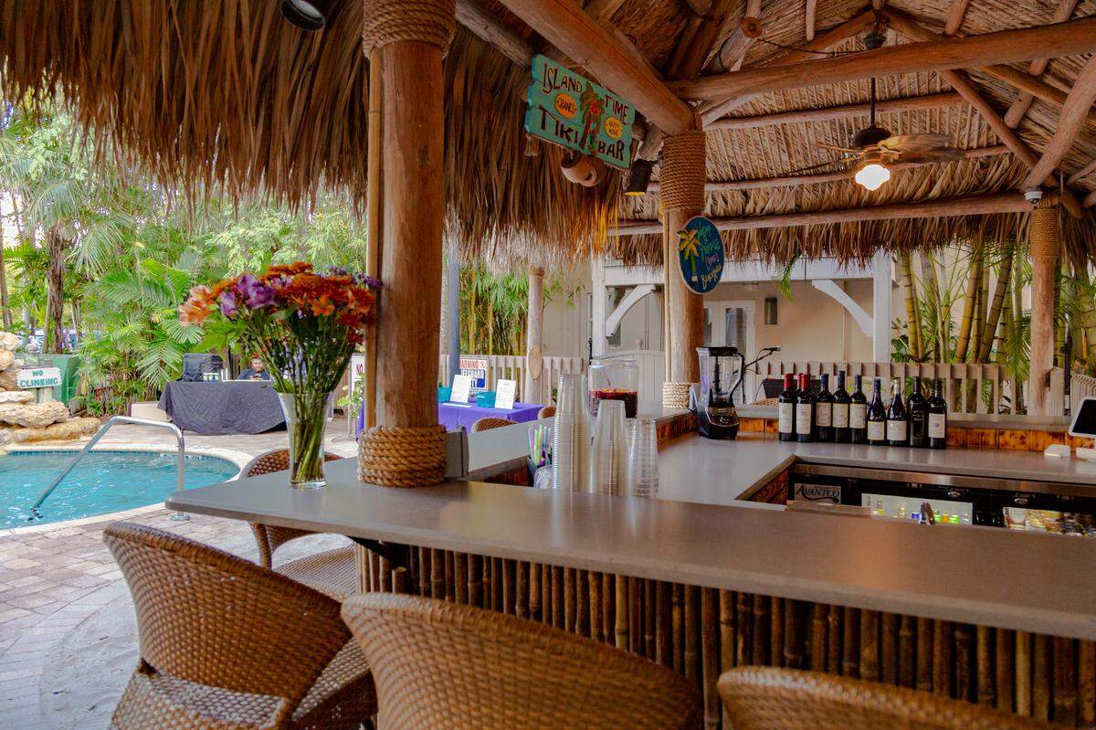 Crane’s Tiki Bar is the perfect place to relax on a hot day.