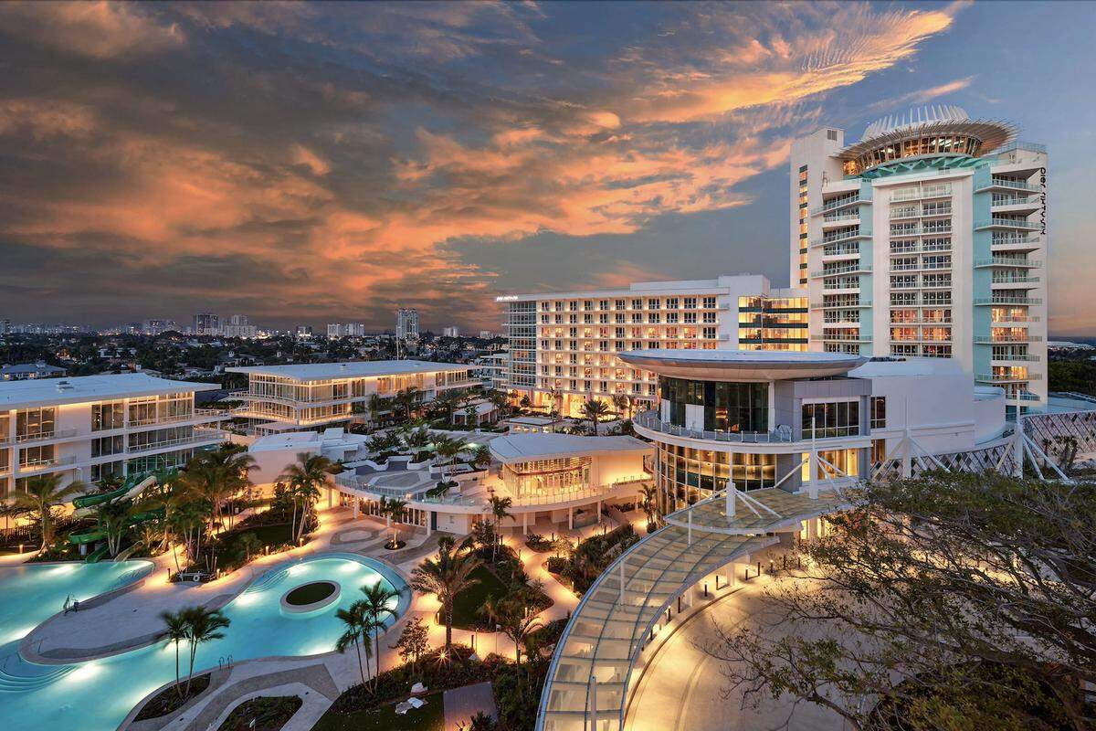 The iconic marina resort reimagined with striking towers and sweeping waterfront views.